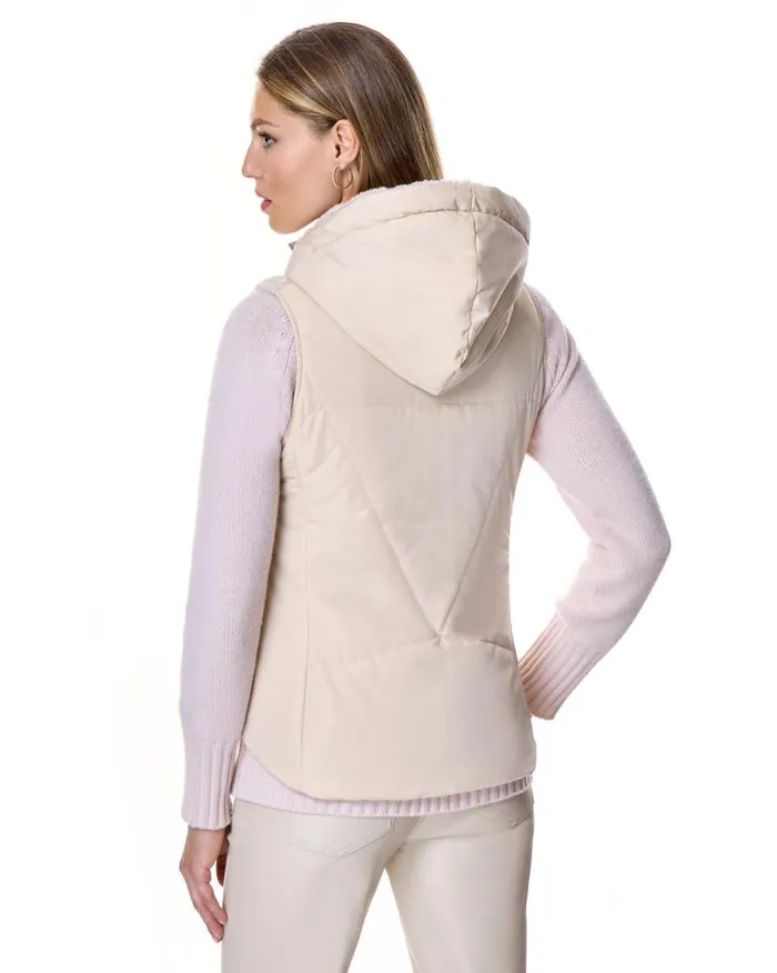 Vests Women039s Maximilian Lamb Hooded Vest