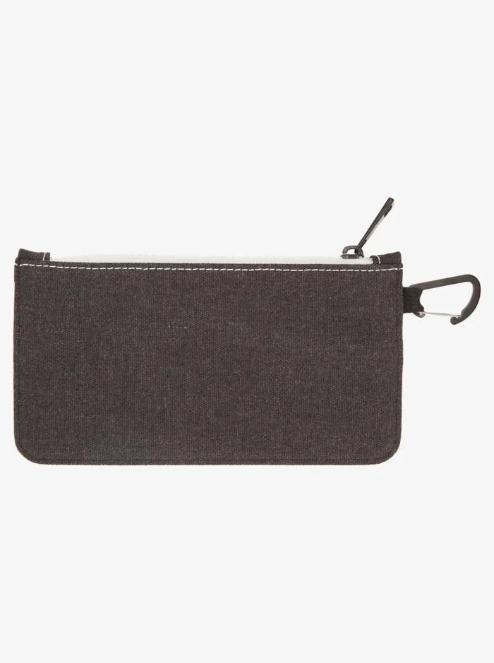 Wallets Men Quiksilver Original Satch ZipUp Pouch Black Wallets Men Quiksilver Original Satch ZipUp Pouch Black