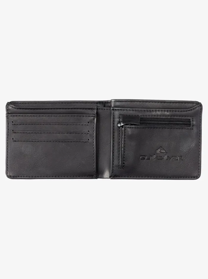 Wallets Men Quiksilver Slim Rays BiFold Wallet Black Wallets Men Quiksilver Slim Rays BiFold Wallet Black