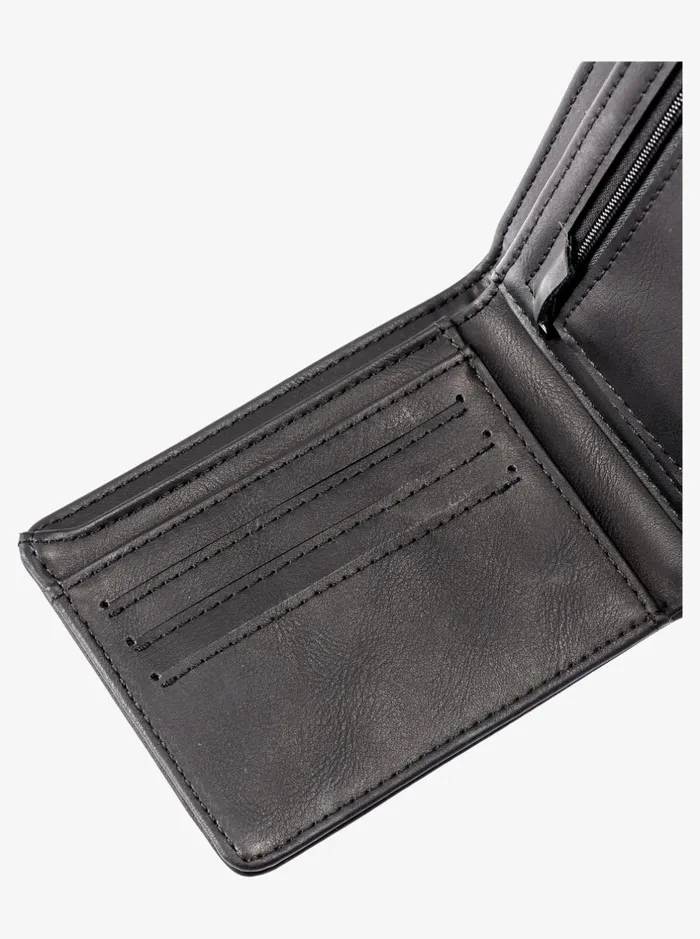 Wallets Men Quiksilver Slim Rays BiFold Wallet Black Wallets Men Quiksilver Slim Rays BiFold Wallet Black