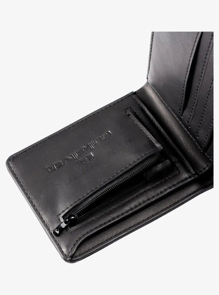 Wallets Men Quiksilver Slim Rays BiFold Wallet Black Wallets Men Quiksilver Slim Rays BiFold Wallet Black