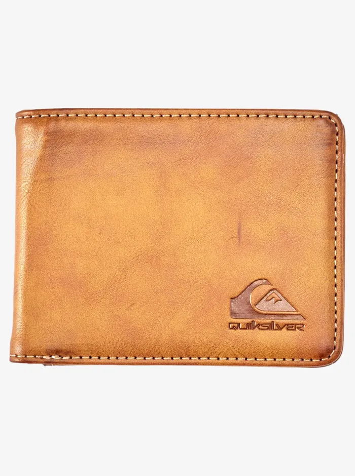 Wallets Men Quiksilver Slim Rays BiFold Wallet Chocolate Brown