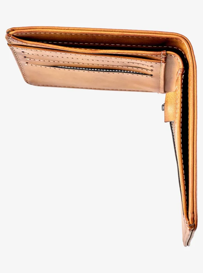 Wallets Men Quiksilver Slim Rays BiFold Wallet Chocolate Brown Wallets Men Quiksilver Slim Rays BiFold Wallet Chocolate Brown