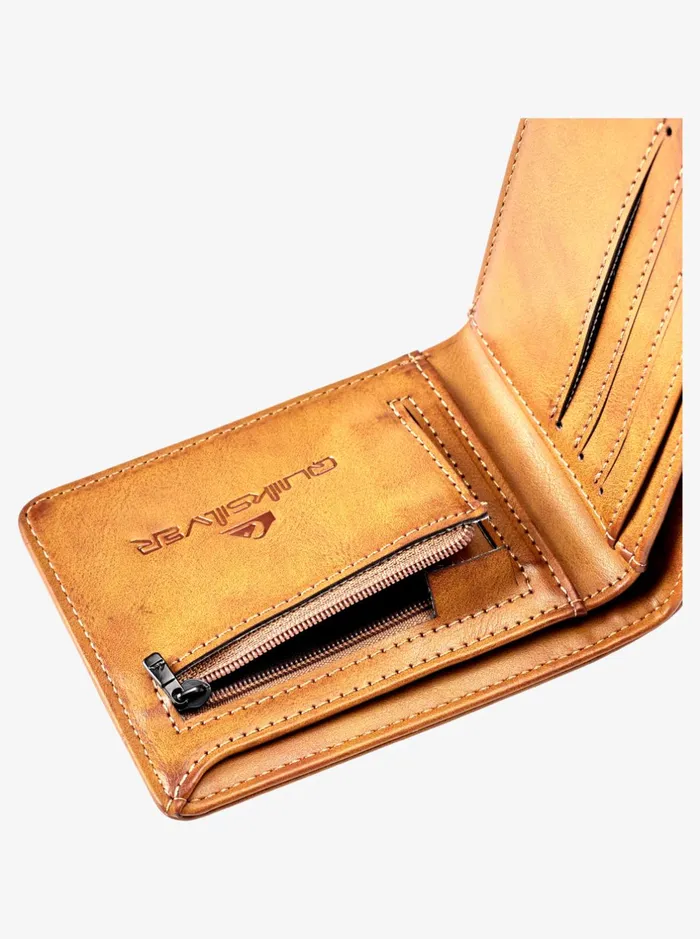 Wallets Men Quiksilver Slim Rays BiFold Wallet Chocolate Brown Wallets Men Quiksilver Slim Rays BiFold Wallet Chocolate Brown