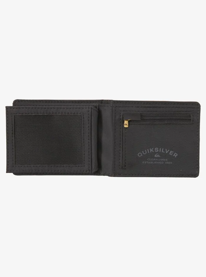 Wallets Men Quiksilver Stitchy TriFold Wallet Chocolate Brown Wallets Men Quiksilver Stitchy TriFold Wallet Chocolate Brown