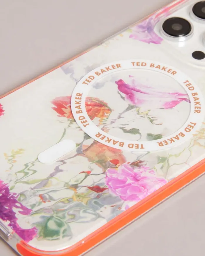 Watercolour Floral Antishock IPhone 14 Pro Max Case White Women Ted Baker Tech Accessories Watercolour Floral Antishock IPhone 14 Pro Max Case White Women Ted Baker Tech Accessories