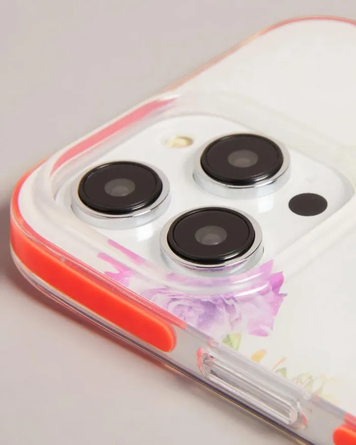 Watercolour Floral Antishock IPhone 14 Pro Max Case White Women Ted Baker Tech Accessories Watercolour Floral Antishock IPhone 14 Pro Max Case White Women Ted Baker Tech Accessories