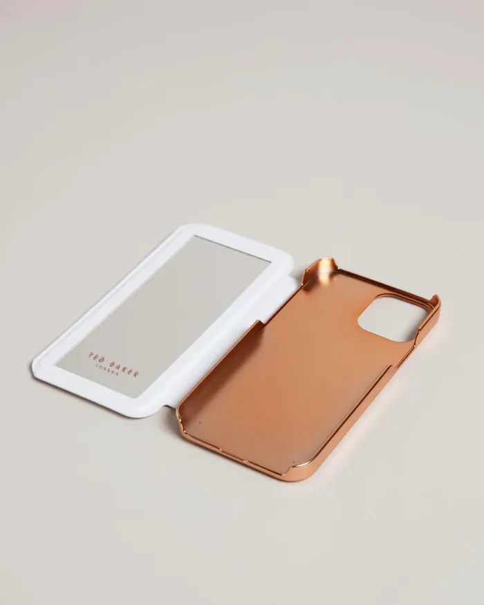 Watercolour Floral IPhone 12 And 12 Pro Mirror Case Pale Pink Women Ted Baker Tech Accessories Watercolour Floral IPhone 12 And 12 Pro Mirror Case Pale Pink Women Ted Baker Tech Accessories