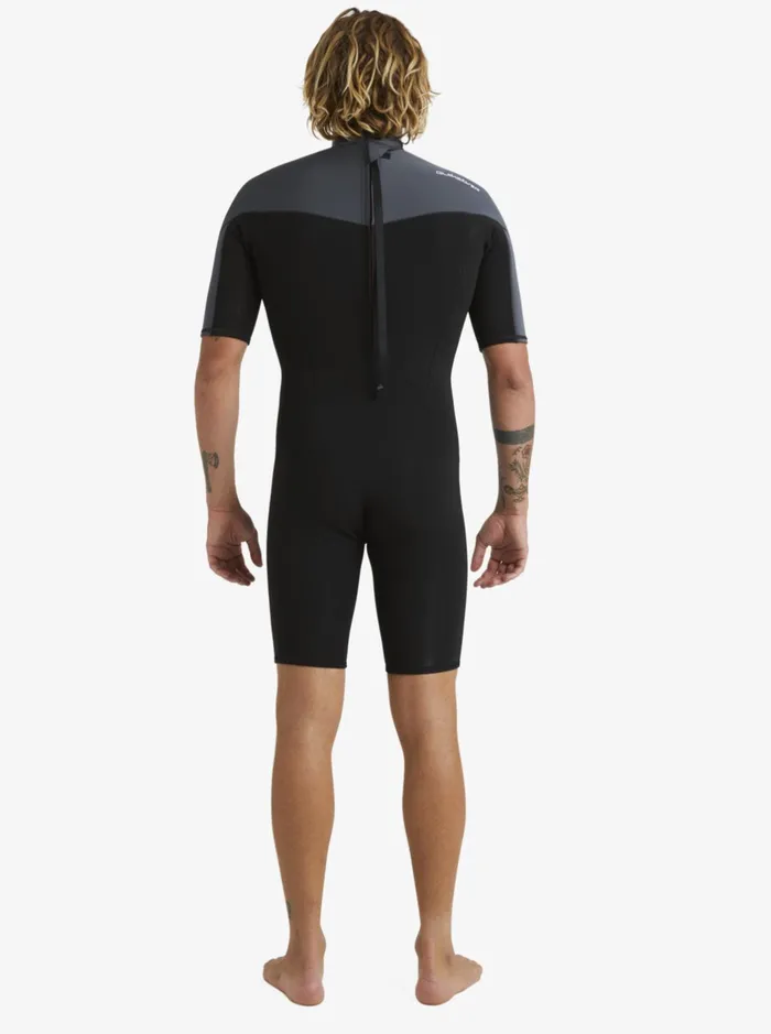 Wetsuits Men Quiksilver 22mm Everyday Sessions Short Sleeve Back Zip Springsuit Blackgun Metal Wetsuits Men Quiksilver 22mm Everyday Sessions Short Sleeve Back Zip Springsuit Blackgun Metal