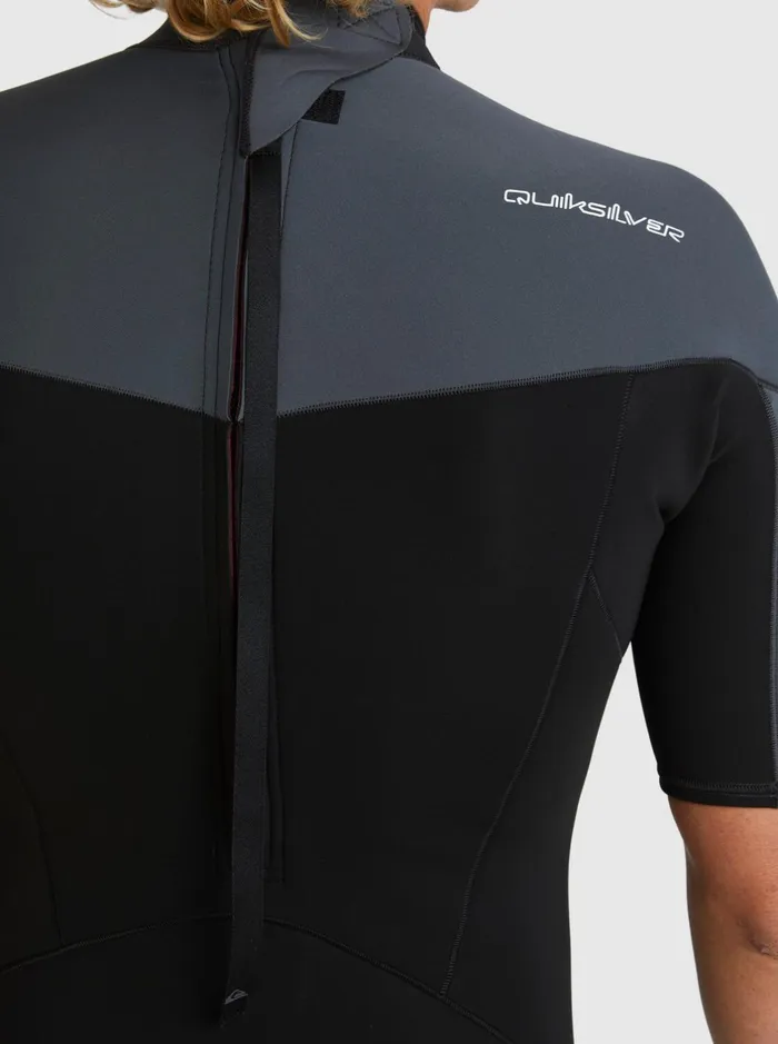 Wetsuits Men Quiksilver 22mm Everyday Sessions Short Sleeve Back Zip Springsuit Blackgun Metal Wetsuits Men Quiksilver 22mm Everyday Sessions Short Sleeve Back Zip Springsuit Blackgun Metal