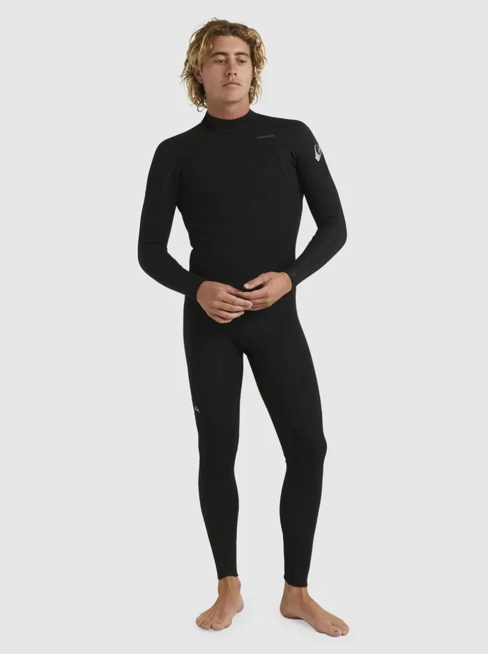 Wetsuits Men Quiksilver 32 Everyday Sessions BackZip Wetsuit Black Wetsuits Men Quiksilver 32 Everyday Sessions BackZip Wetsuit Black