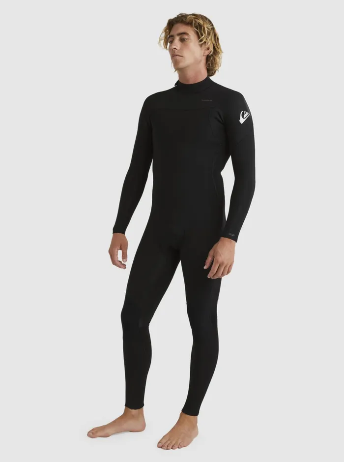 Wetsuits Men Quiksilver 32 Everyday Sessions BackZip Wetsuit Black Wetsuits Men Quiksilver 32 Everyday Sessions BackZip Wetsuit Black