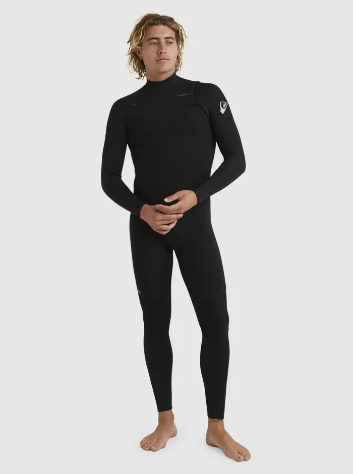 Wetsuits Men Quiksilver 32 Everyday Sessions ChestZip Wetsuit Black Wetsuits Men Quiksilver 32 Everyday Sessions ChestZip Wetsuit Black
