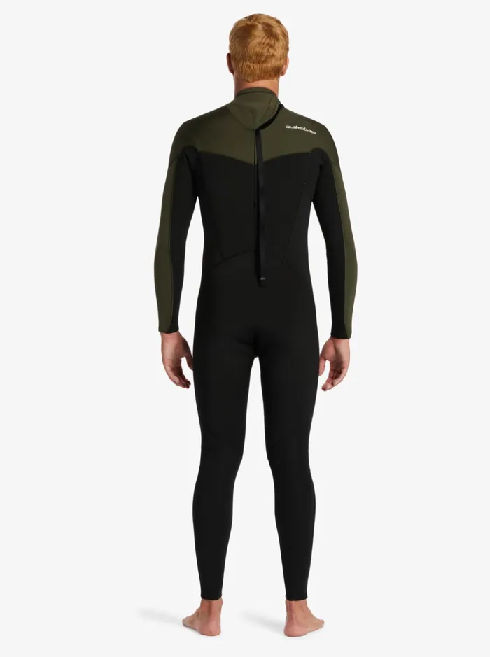 Wetsuits Men Quiksilver 32mm Everyday Sessions Back Zip Wetsuit Black Ash Wetsuits Men Quiksilver 32mm Everyday Sessions Back Zip Wetsuit Black Ash