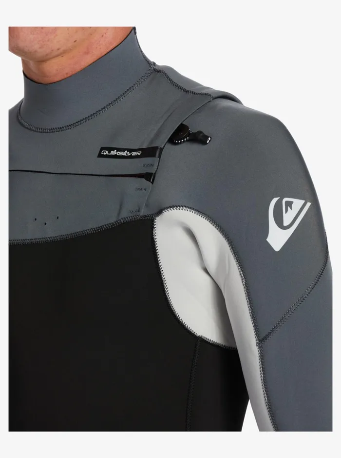 Wetsuits Men Quiksilver 32mm Everyday Sessions Chest Zip Wetsuit Black Ash Wetsuits Men Quiksilver 32mm Everyday Sessions Chest Zip Wetsuit Black Ash