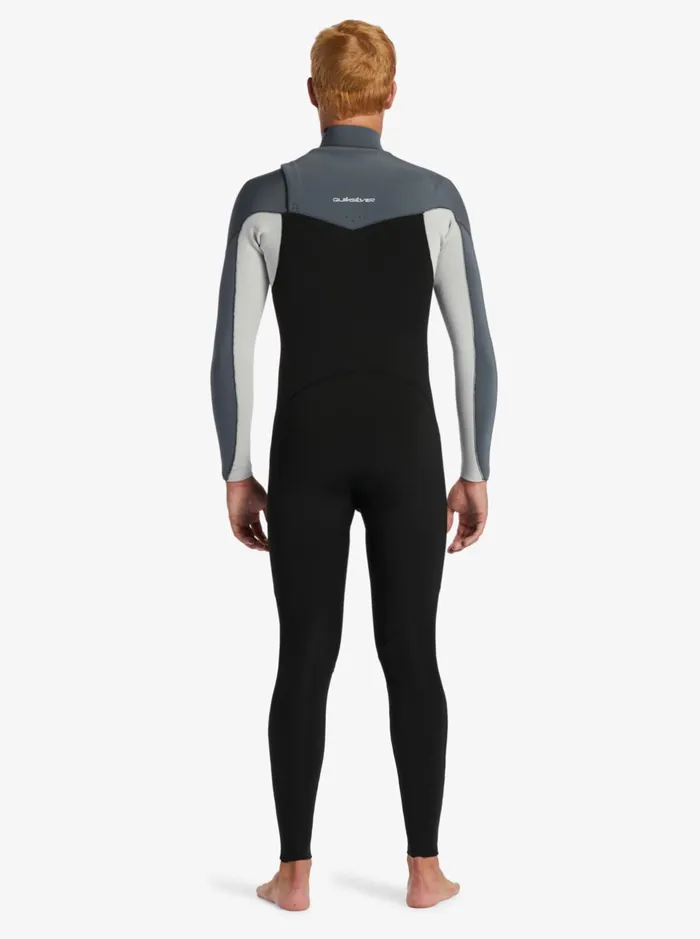 Wetsuits Men Quiksilver 32mm Everyday Sessions Chest Zip Wetsuit Black Ash Wetsuits Men Quiksilver 32mm Everyday Sessions Chest Zip Wetsuit Black Ash