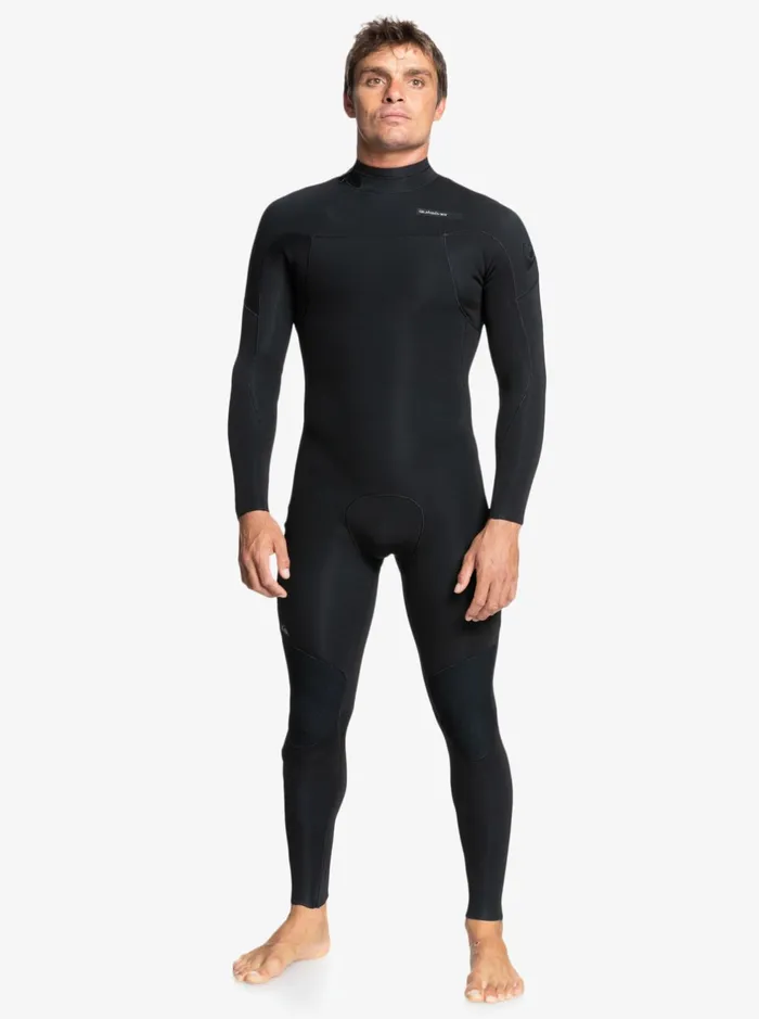 Wetsuits Men Quiksilver 43 Everyday Sessions BackZip Wetsuit Black