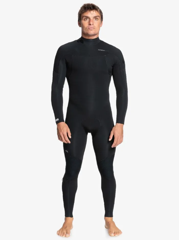 Wetsuits Men Quiksilver 43mm Everyday Sessions Back Zip Wetsuit Black