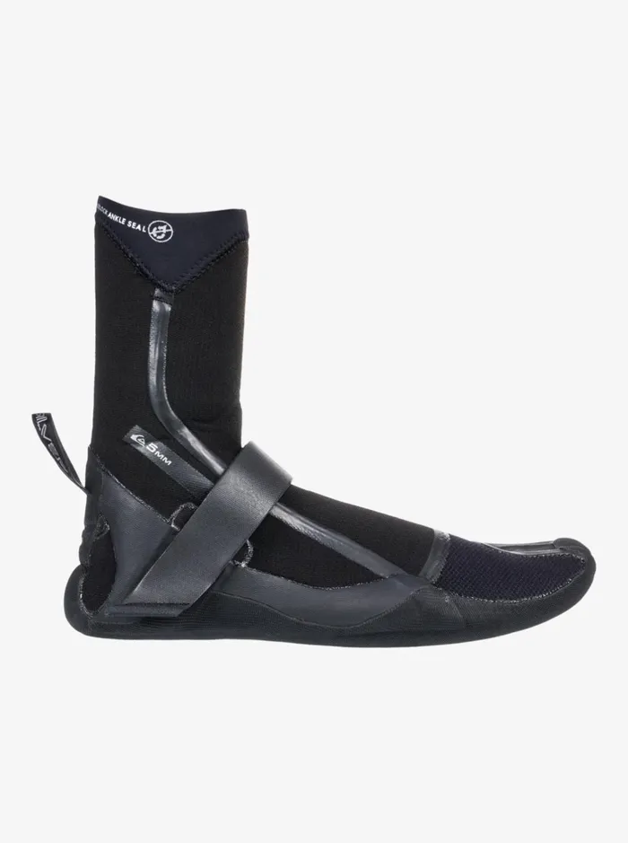 Wetsuits Men Quiksilver 5mm Marathon Sessions Split Toe Wetsuit Boots Black Wetsuits Men Quiksilver 5mm Marathon Sessions Split Toe Wetsuit Boots Black