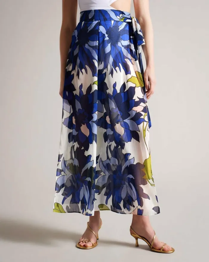 Wide Leg Beach Trousers Natural Women Ted Baker Clothing Wide Leg Beach Trousers Natural Women Ted Baker Clothing