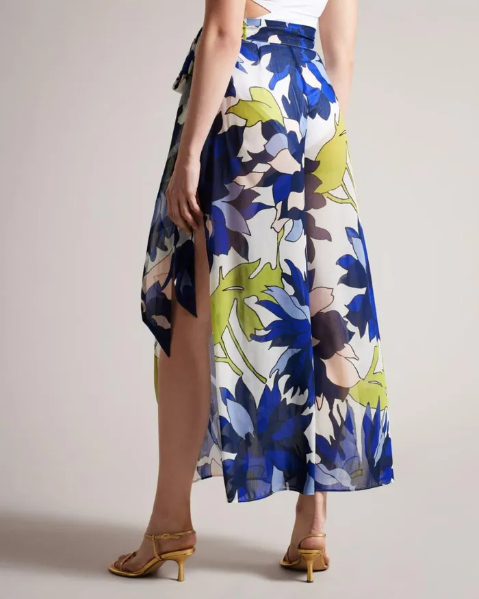 Wide Leg Beach Trousers Natural Women Ted Baker Clothing Wide Leg Beach Trousers Natural Women Ted Baker Clothing