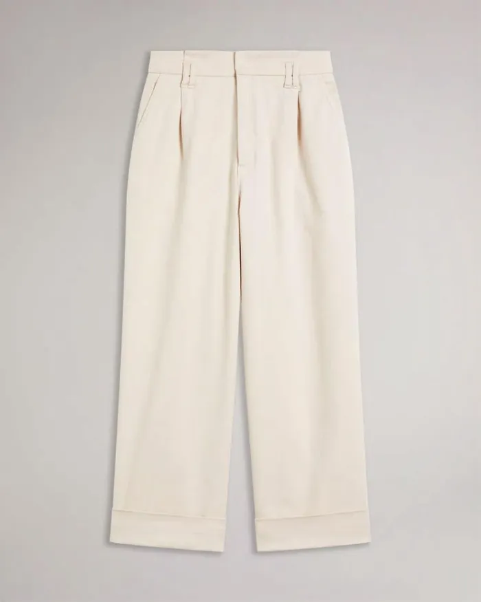 Wide Leg Tailored Trousers Light Nude Women Ted Baker Clothing