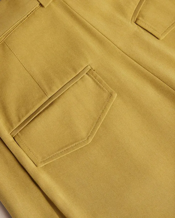 Wide Leg Trousers Khaki Women Ted Baker Clothing