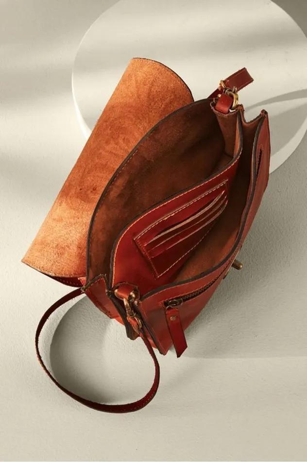 Women Ada Embossed Leather Bag Caramel Soft Surroundings Handbags Women Ada Embossed Leather Bag Caramel Soft Surroundings Handbags