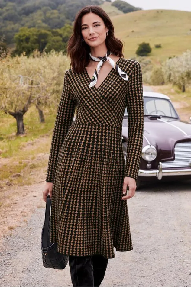 Women Aida Surplice Dress Hazelnut Soft Surroundings Dresses Women Aida Surplice Dress Hazelnut Soft Surroundings Dresses