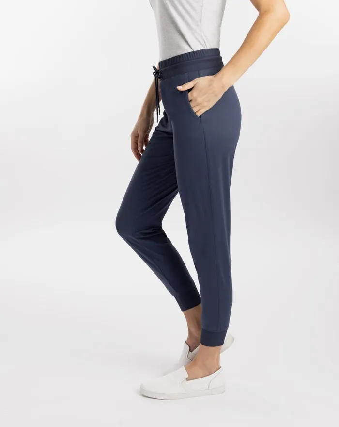 Women All Bottoms TravisMathew BONDI BLISS JOGGER Mood Indigo