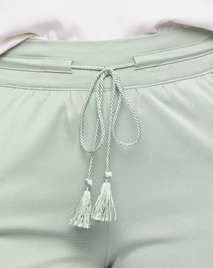 Women All Bottoms TravisMathew CAPRI TIE FRONT PANT Jade