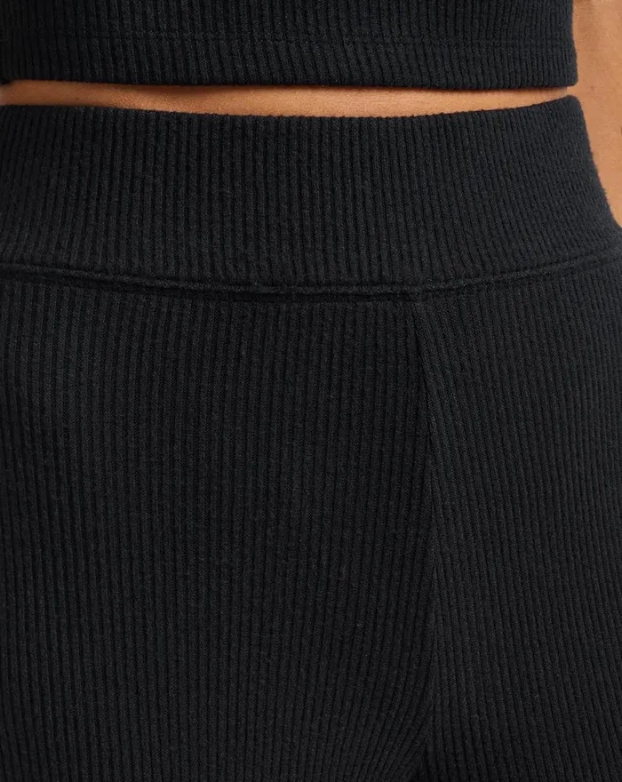 Women All Bottoms TravisMathew EVENING RETREAT WIDE RIB PANT Black
