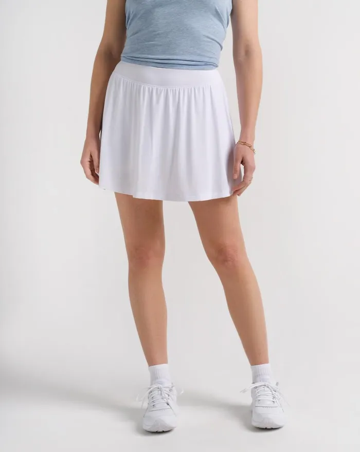 Women All Bottoms TravisMathew SAPPHIRE SUNRISE SKORT White