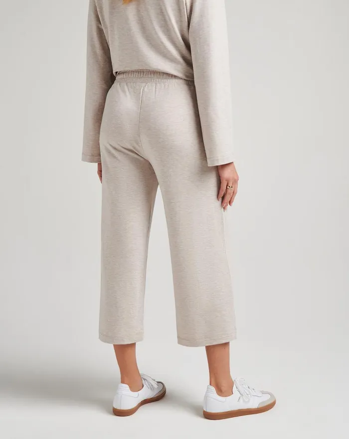 Women All Bottoms TravisMathew STUDIO CITY CLOUD FRENCH TERRY PANTS Heather Atmosphere