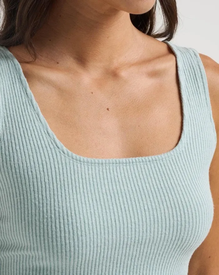 Women All Tops TravisMathew ADARE WIDE RIB TANK Mist