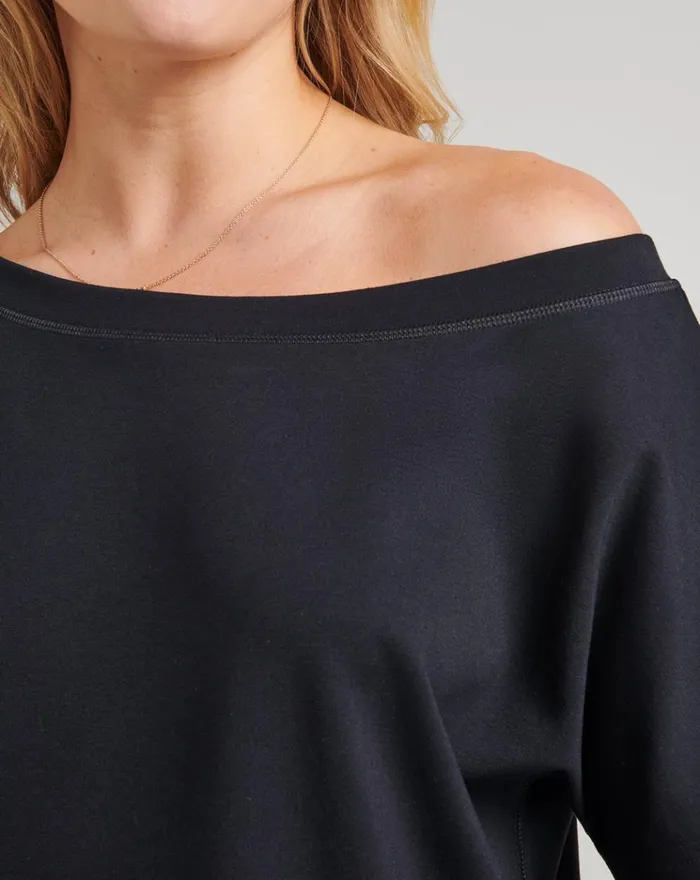 Women All Tops TravisMathew CLEOPATRA PONTE TOP Black