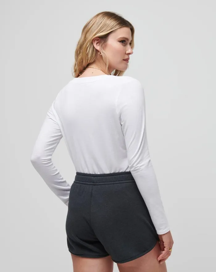 Women All Tops TravisMathew CLOUD JERSEY HENLEY White