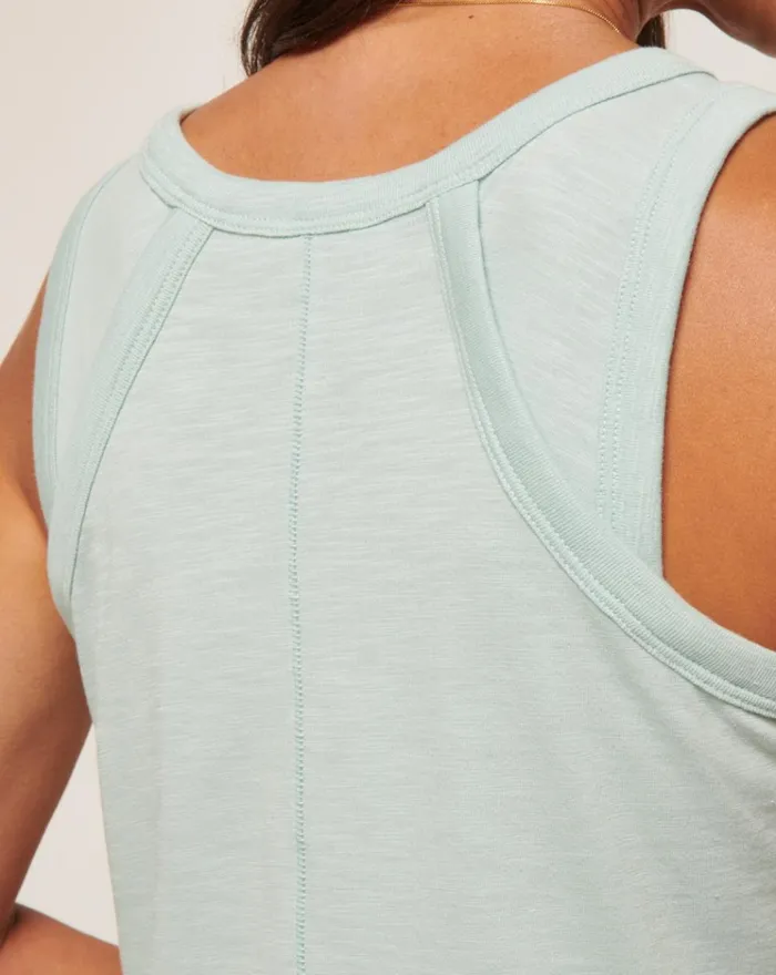 Women All Tops TravisMathew CLOUD JERSEY TANK Ether