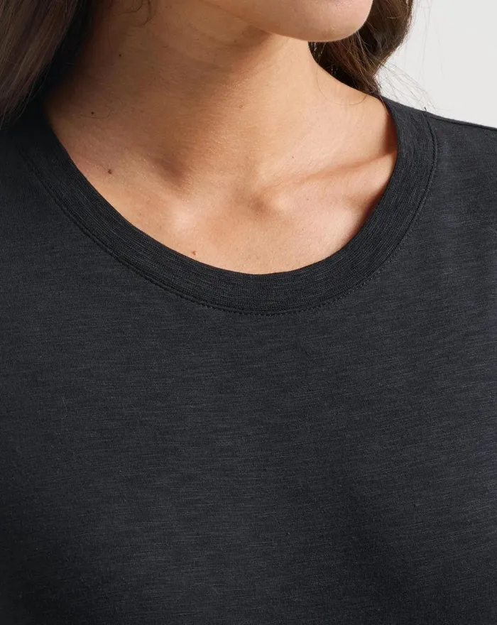 Women All Tops TravisMathew CLOUD JERSEY TEE Black