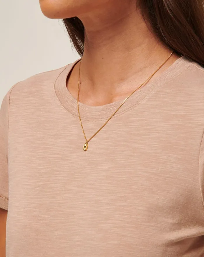 Women All Tops TravisMathew CLOUD JERSEY TEE Natural
