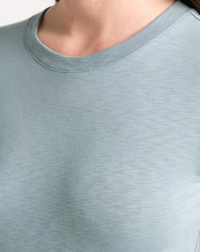 Women All Tops TravisMathew CLOUD JERSEY TEE Trooper