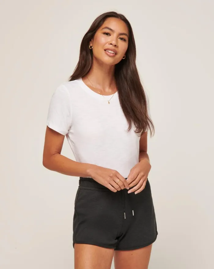 Women All Tops TravisMathew CLOUD JERSEY TEE White