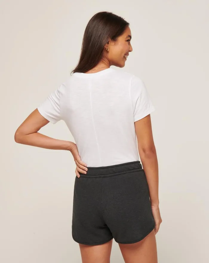 Women All Tops TravisMathew CLOUD JERSEY TEE White