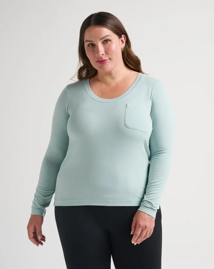 Women All Tops TravisMathew FISHER ISLAND TOP Mist