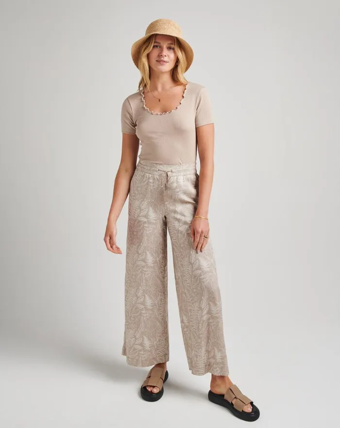 Women All Tops TravisMathew FIZZY DRINK CLOUD RIBBED TOP Atmosphere