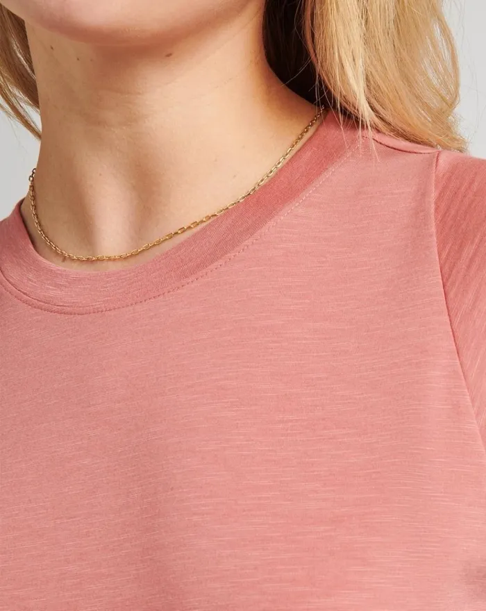 Women All Tops TravisMathew PERFECT WEATHER TOP Brick Dust