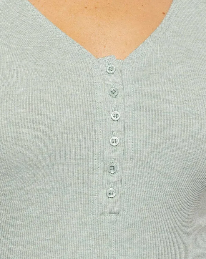 Women All Tops TravisMathew RAY OF SUNSHINE CLOUD RIBBED TANK Heather Jade