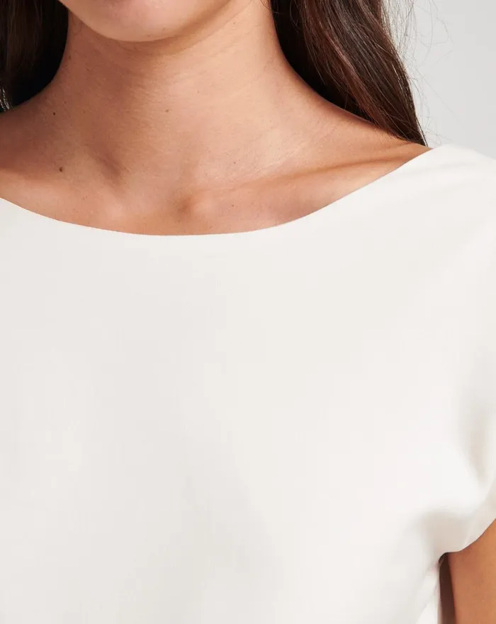 Women All Tops TravisMathew SHORELINE TOP Eggnog