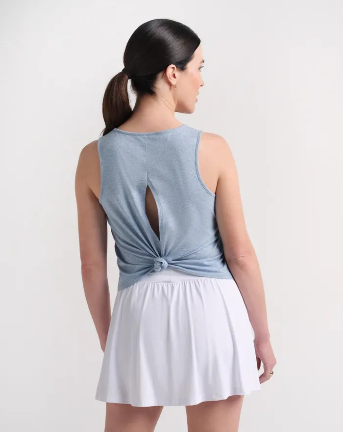 Women All Tops TravisMathew STRAWBERRY LEMONADE TANK Heather Tempest