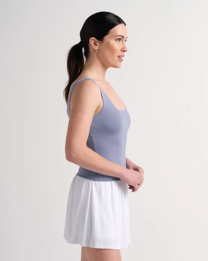 Women All Tops TravisMathew TROPICAL BLISS SQUARE NECK TANK Tempest